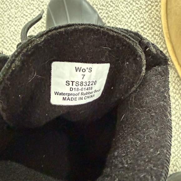 Sperry Black Ankle Duck Boots - Picture 4 of 4